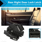 Rear Right Door Lock Latch Actuator for Ford Focus, Lincoln MKX, MKZ (2000–2023)