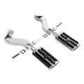 Chrome Passenger Footpeg Pegs Bracket Mount for Harley Touring (1993-2025)