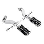 Chrome Passenger Footpeg Pegs Bracket Mount for Harley Touring (1993-2025)