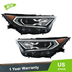 LED Front Headlights for Toyota RAV4 Hybrid (2019–2022) Left + Right