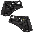 Power Window Regulator Pair for Jeep Liberty (2008–2012) Rear with Motor