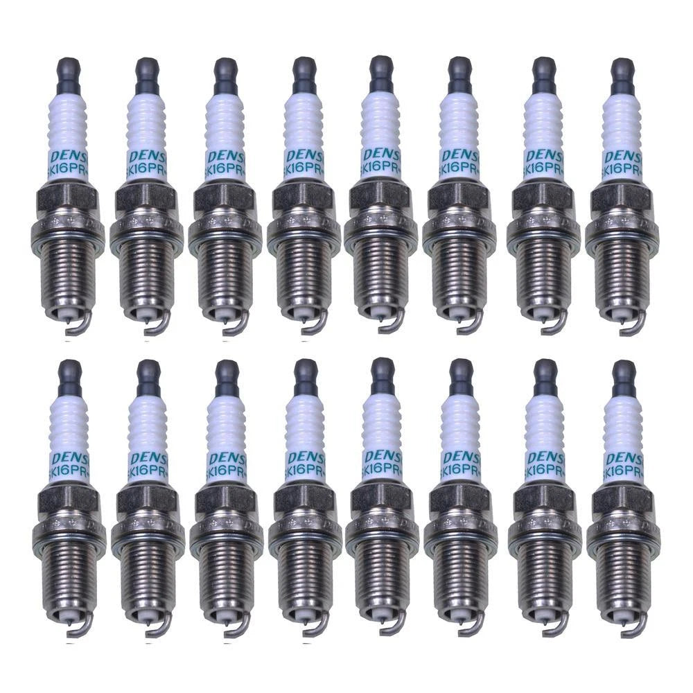 Set of 16 Denso Iridium Spark Plugs for (Gap 0.044)