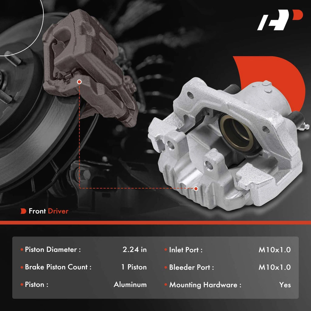 Front Left Brake Caliper with Bracket for BMW 325i 328i (2006)