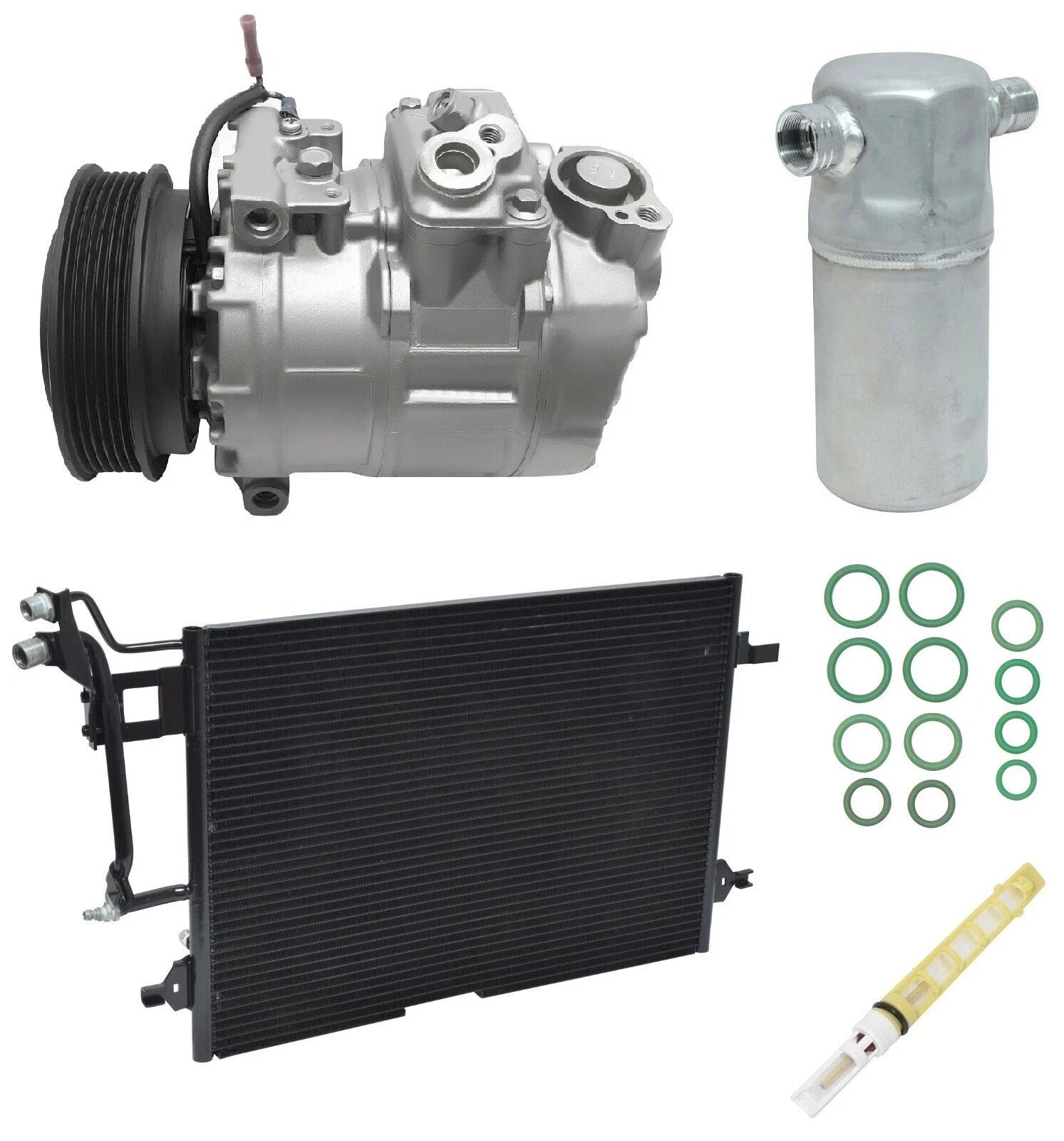 AC Compressor Kit with Condenser for Volkswagen Passat 2.8L (1998–2000)