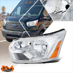 Driver Side Headlight Lamp Chrome for Ford Transit 150-350 (2015–2023)