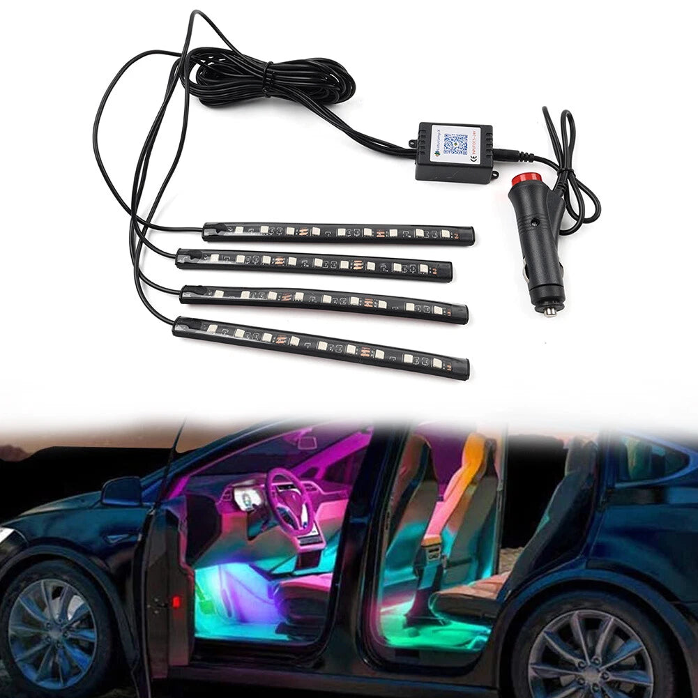 36LED RGB Music Voice Control Floor Light for Universal Use