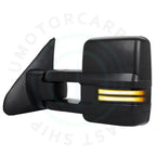 Smoked LED Tow Mirrors for Toyota Tundra (2007–2021)