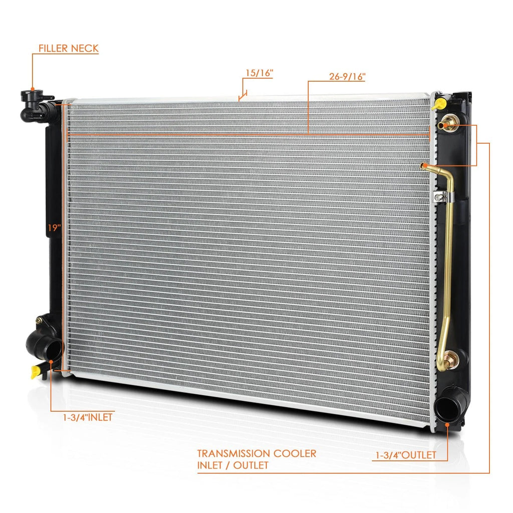 OE Aluminum Core Radiator for Toyota Sienna (2007–2010) DPI-13076