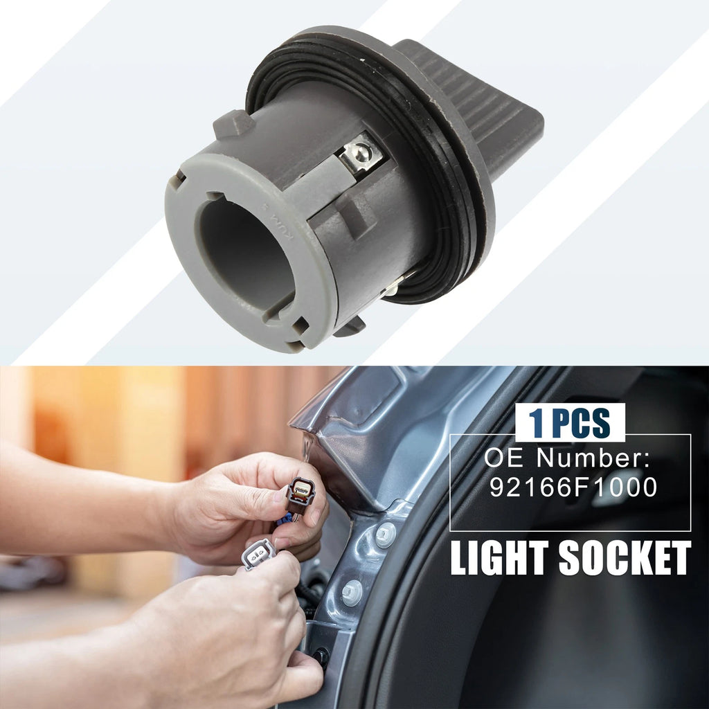 Turn Signal Light Bulb Socket Holder 92166F1000 for Kia Sorento (2021–2022)