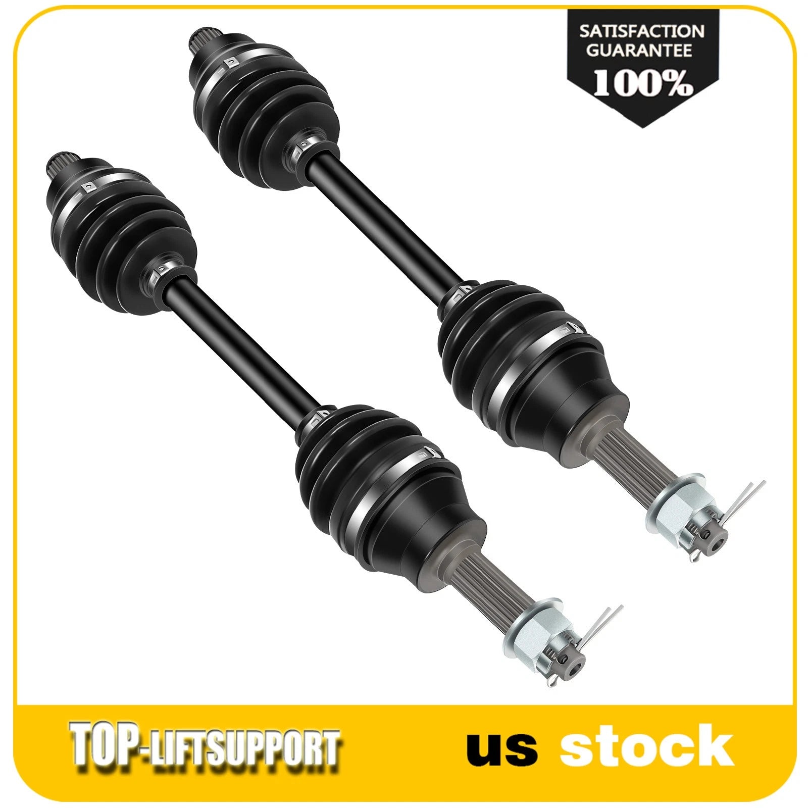2X Front CV Axle Shaft for Polaris Hawkeye 300, Sportsman 300, 400