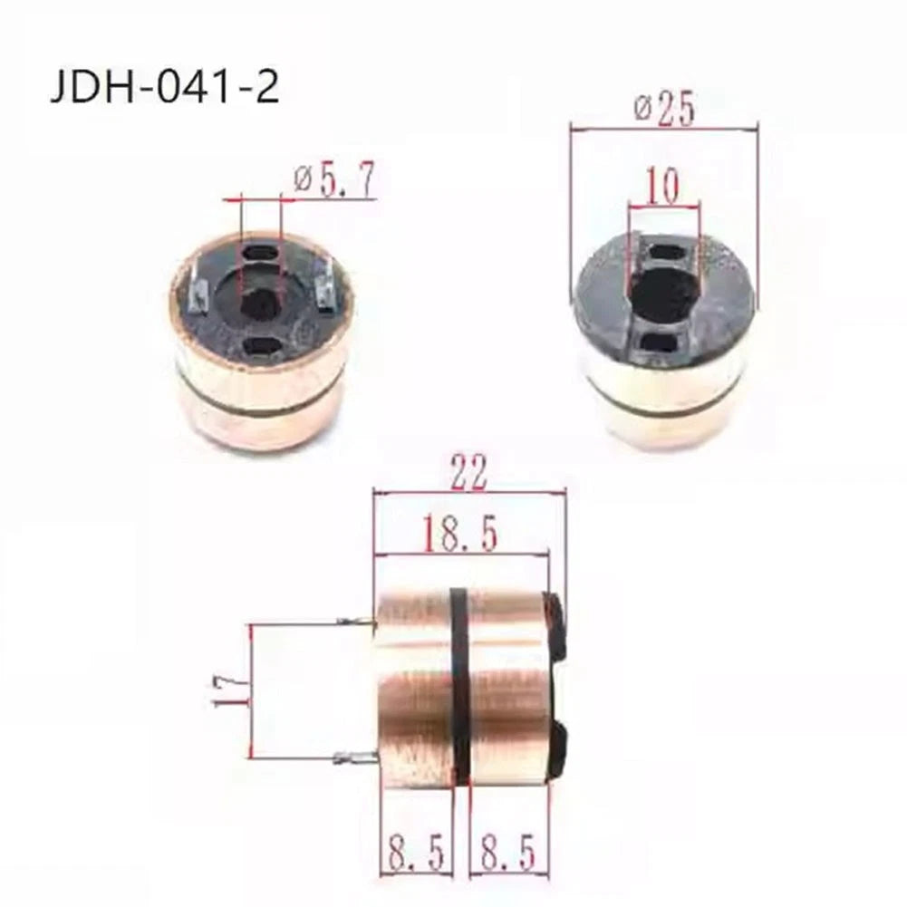 Copper Head Slip Ring for Motor Generator (25x10x8 5(22)mm)