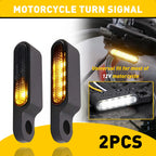 LED Handlebar Turn Signals for Motorcycle (Universal 12V)