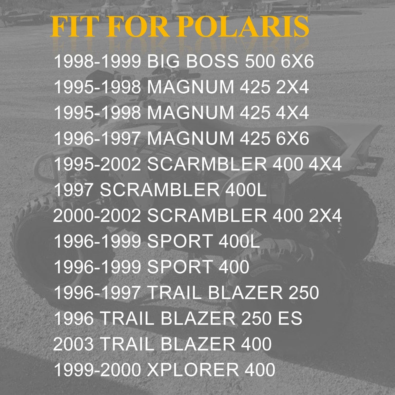 Air Filter Cleaner & Stand STUD for Polaris Scrambler 400 (1995–2002)