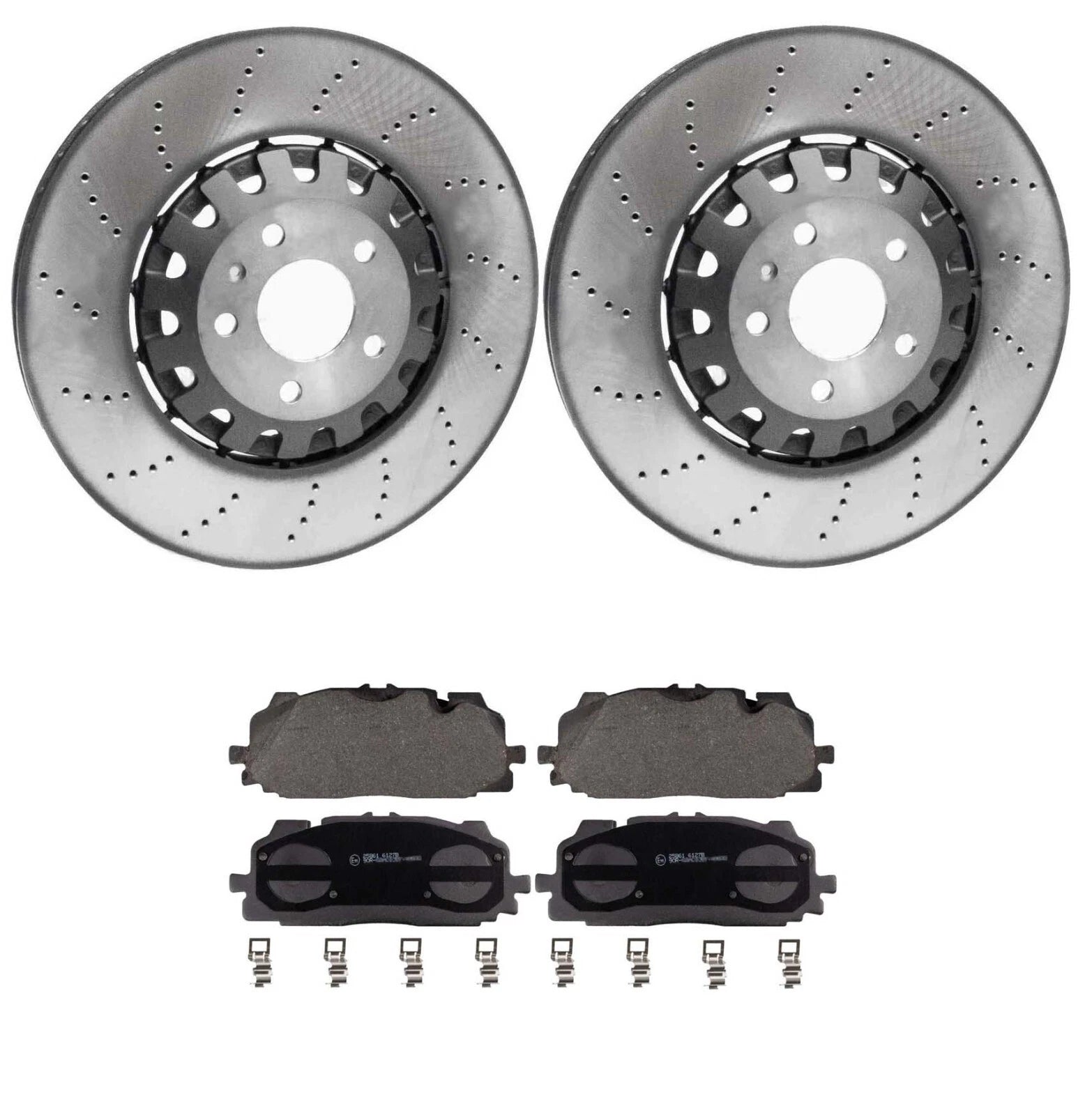 Front Brake Kit 375mm Disc Rotors & Pads for Audi RS5 Sportback (2013–2020)
