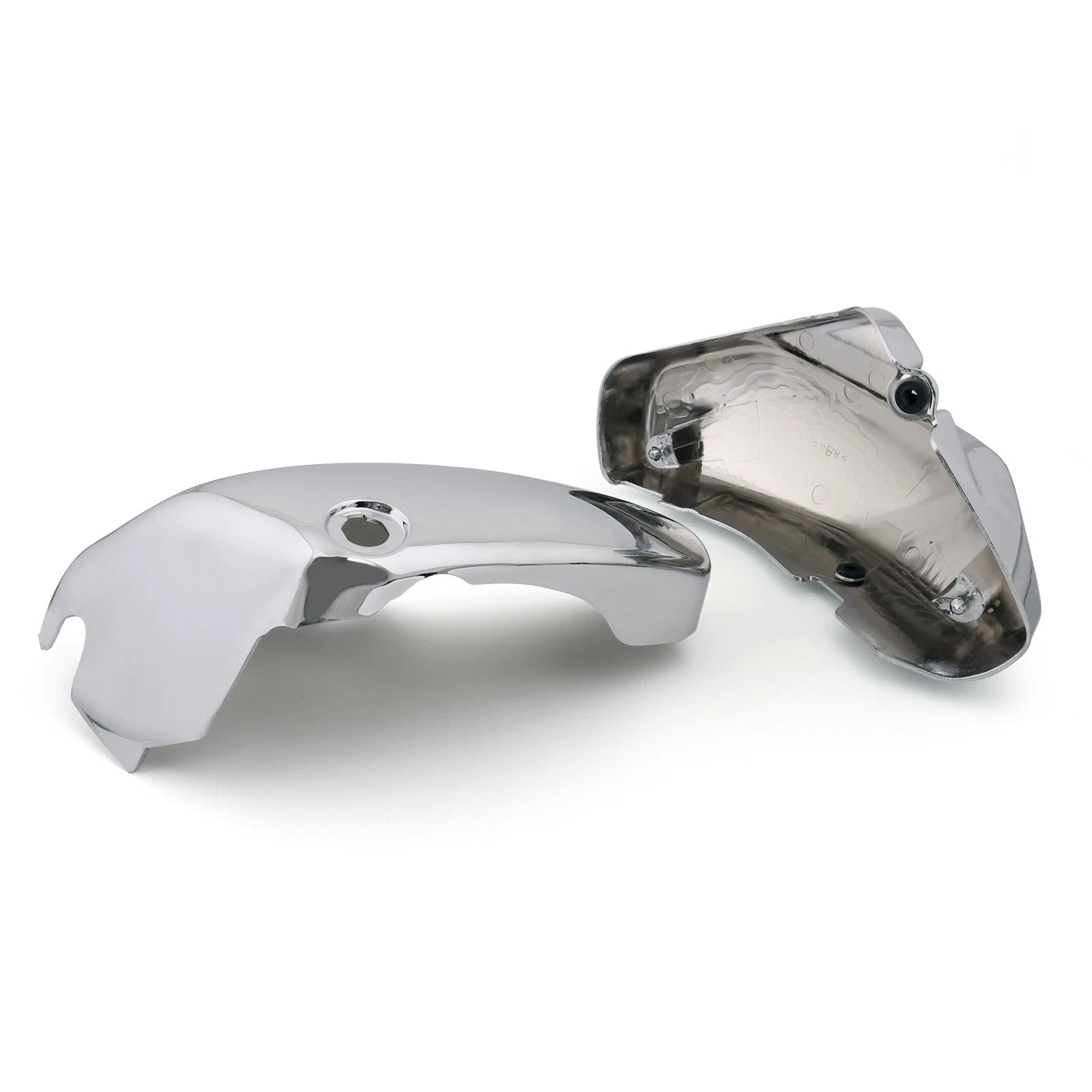 Chrome Battery Side Covers for Suzuki C50 VL800 Volusia (2001–2009) Pair