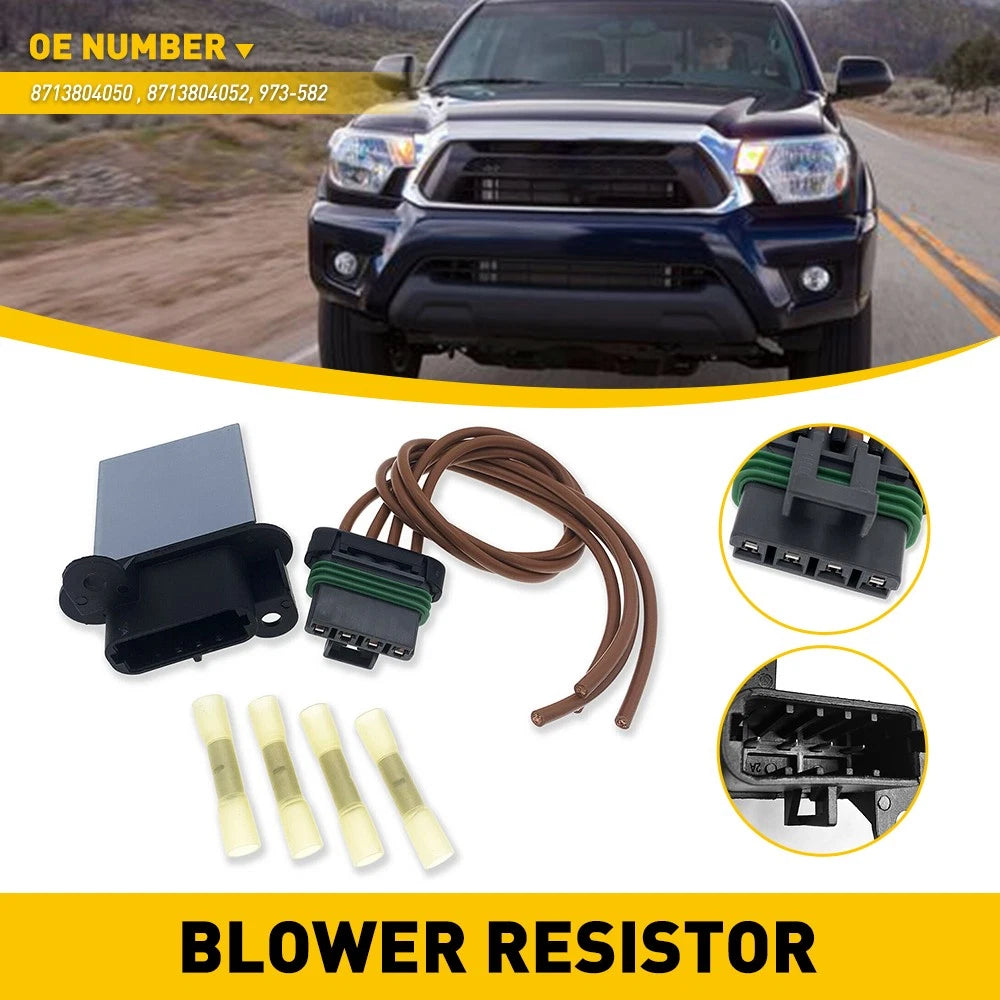 Blower Motor Resistor with Harness for Toyota Tacoma (2005–2014)