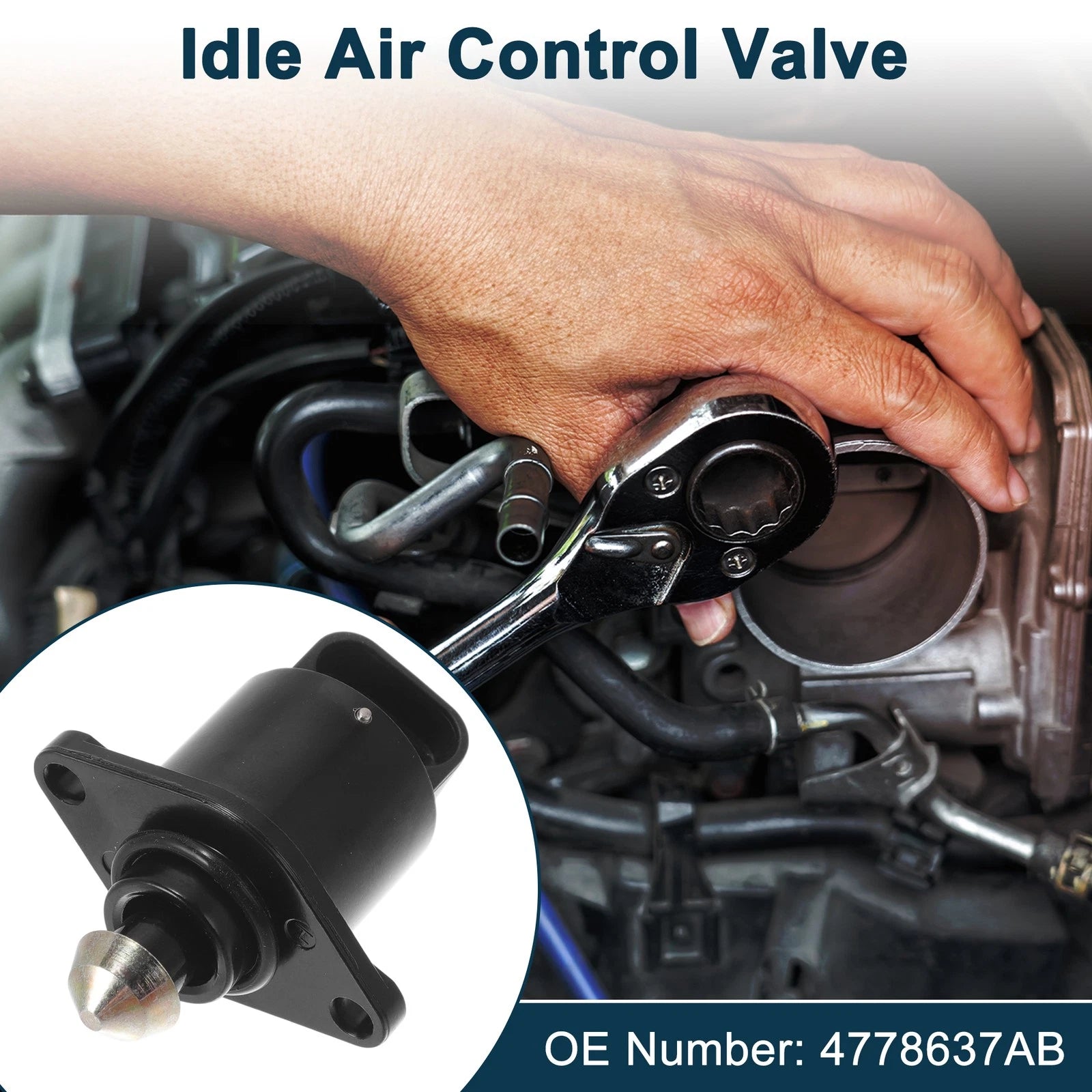 Idle Air Control Valve for Dodge Ram 1500 (2004) No. 4778637AB