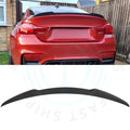 Black Rear Spoiler Wing for BMW F82 M4 Coupe (2015–2019) Carbon Fiber