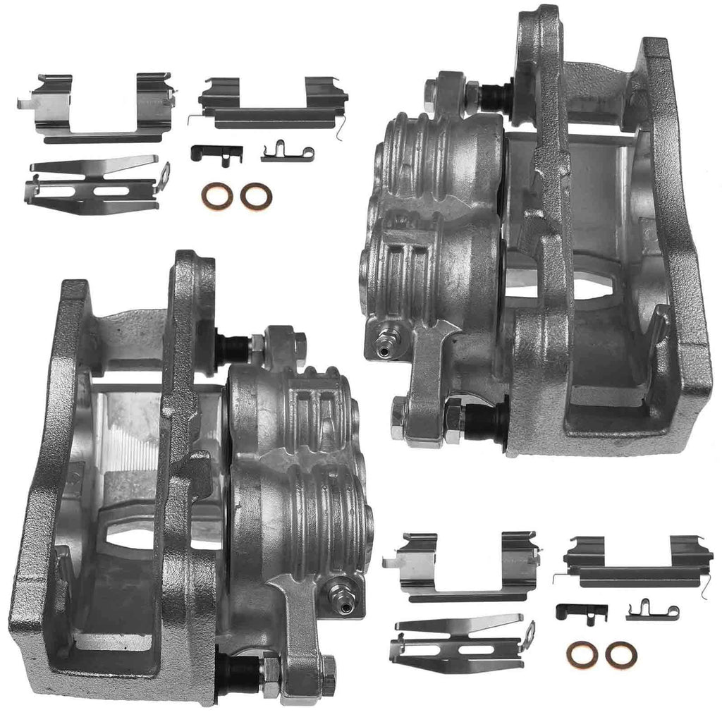 Front Brake Calipers with Bracket for Chevrolet GMC Isuzu Saab Buick