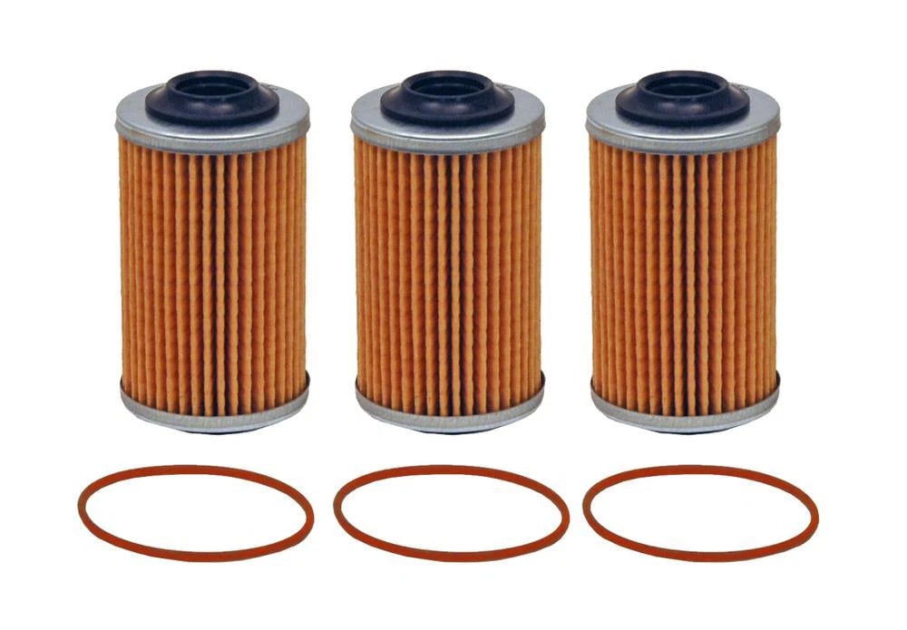 Set of 3 Engine Oil Filters for Cadillac Chevy GMC Pontiac Saab V6