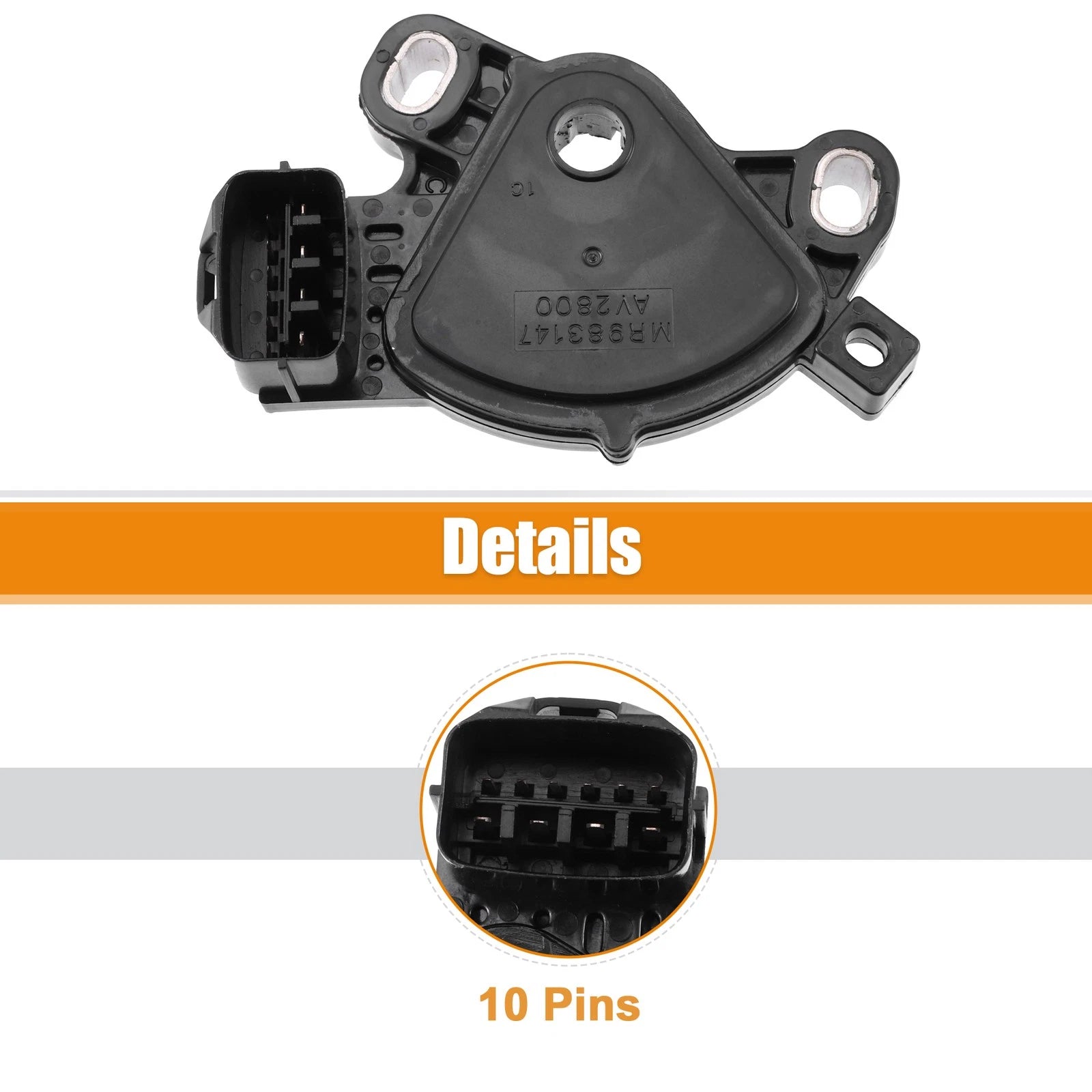Automatic Transmission Neutral Safety Switch 8617A007 for Mitsubishi Eclipse (1995–1999)