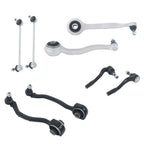 Set of 8 Front Control Arm Sway Bar Outer Tie Rod Ends for Mercedes-Benz CLK550 (2007–2009)