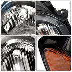 Halogen Headlights for Jeep Grand Cherokee (2005-2007) Black Housing