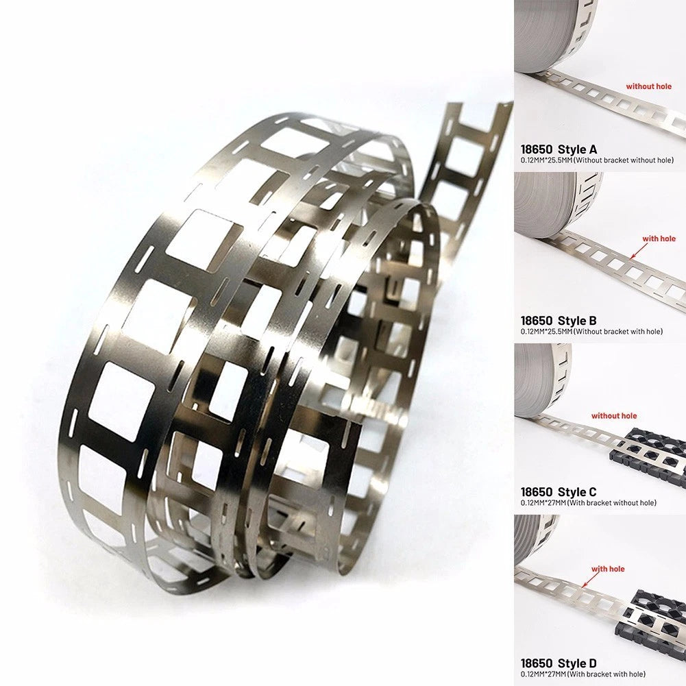 Nickel Strip 1m x 27mm x 0.12mm for Various Applications (1 Piece)