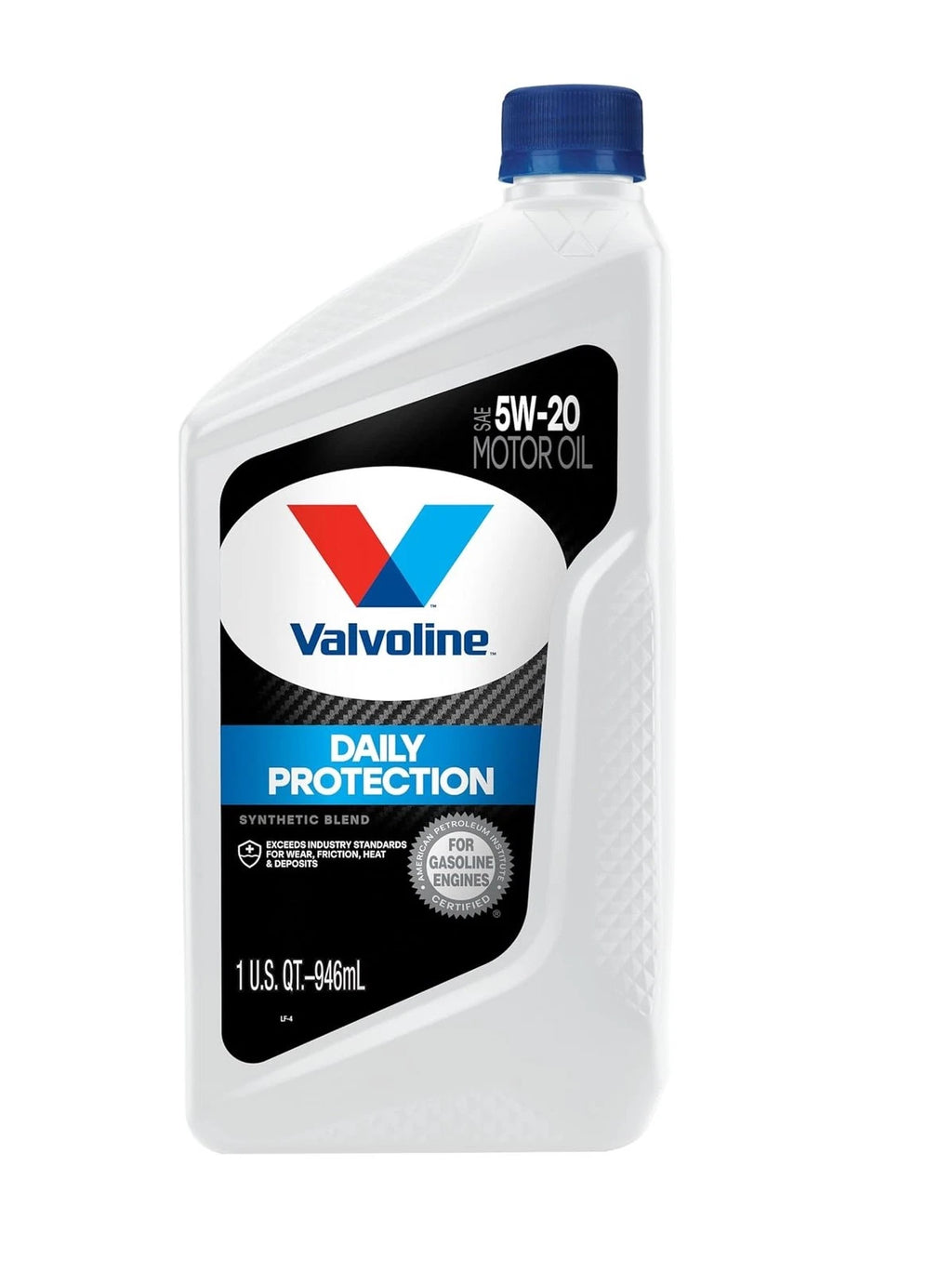 1 Quart SAE 5W-20 Synthetic Blend Motor Oil for Gasoline Engine