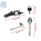 10PCS Front Lower Ball Joints & Tie Rods Kit for Toyota Sequoia (2003)