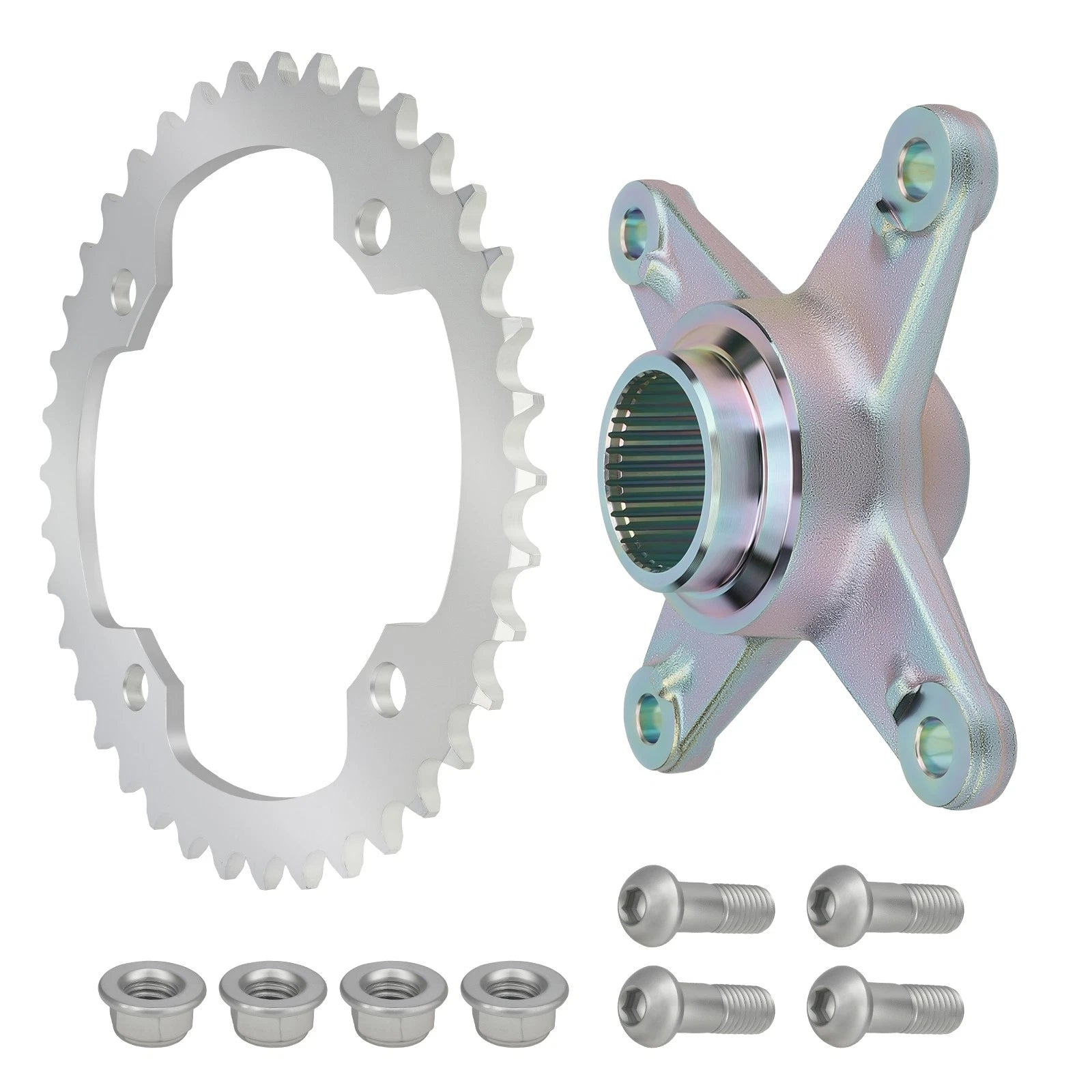 Rear Axle Sprocket & Mount Hub Collar Kit for Yamaha Raptor 250 350 (2004–2013)
