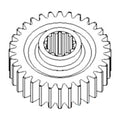 PTO Drive Gear for Case-IH Tractor 986, 966, 886, 856 (381506R1)