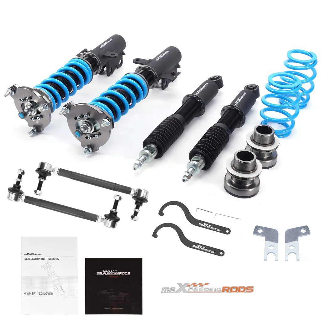 24 Way Damping Adjustable Coilovers Lowering Kit for Toyota Camry L LE XLE 18+