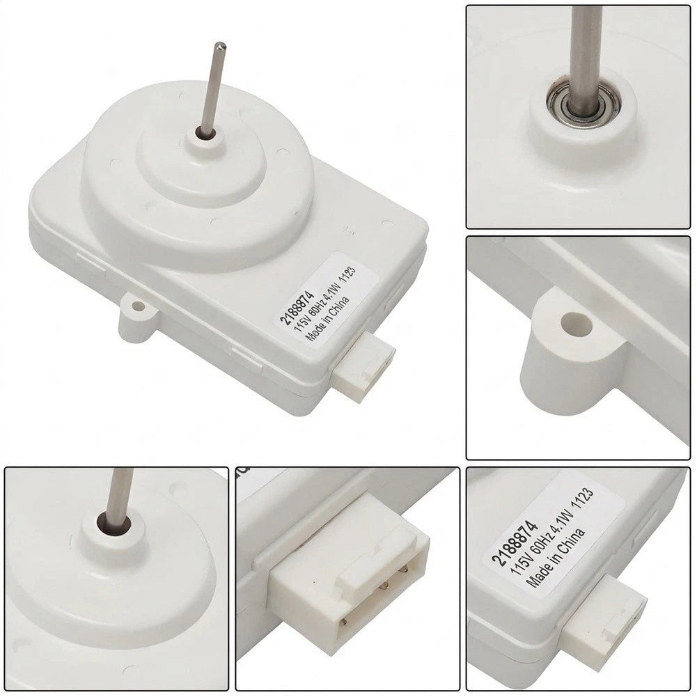 Brushless DC Condenser Fan Motor 4.2 x 3.5 Inch for Refrigerators