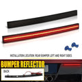 Red Smoked LED Rear Bumper Reflector Lights for Chevrolet Corvette C7 (2014–2019)
