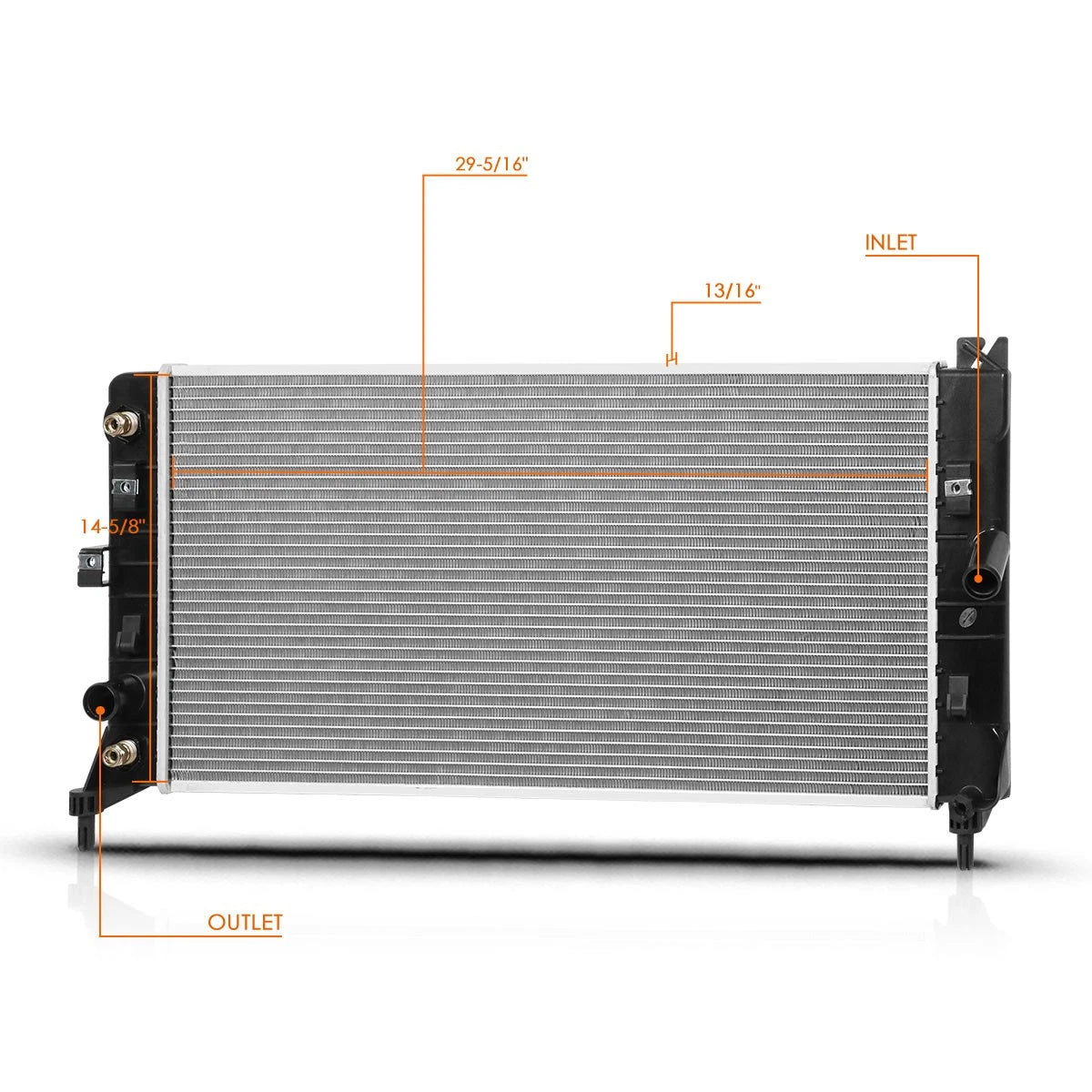 Aluminum Radiator for Buick Allure/Lacrosse (2008–2009) DPI-2837
