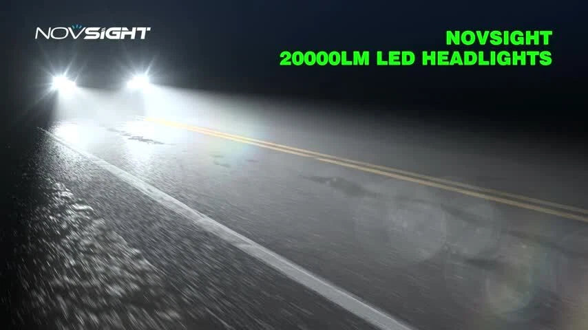 2X 9012 HIR2 LED Headlight Bulbs for