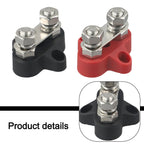 2PC M8 Busbar Terminal Blocks for Car Marine Power Connection (12V 48V)