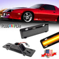 2X Smoked LED Bumper Side Marker Lights for Chevy Camaro Pontiac Firebird (1982–1992)