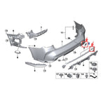 Tow Hook Cover for BMW 3 Series (2012–2019) OEM 51127884230 51127884228 51127884229 51127884227