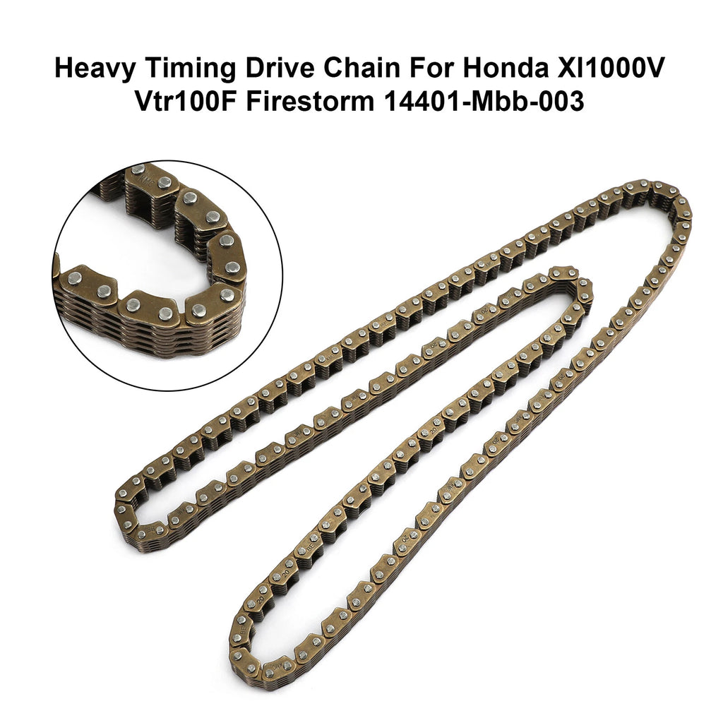 Heavy Duty Drive Chain for Honda XL1000V VTR100F (1997–2005) 14401-MBB-003