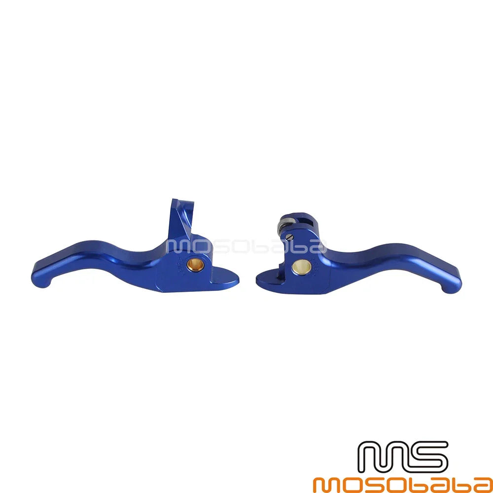 Adjustable Hand Brake Clutch Levers Blue for Harley Touring FLTRX (2014-2023)