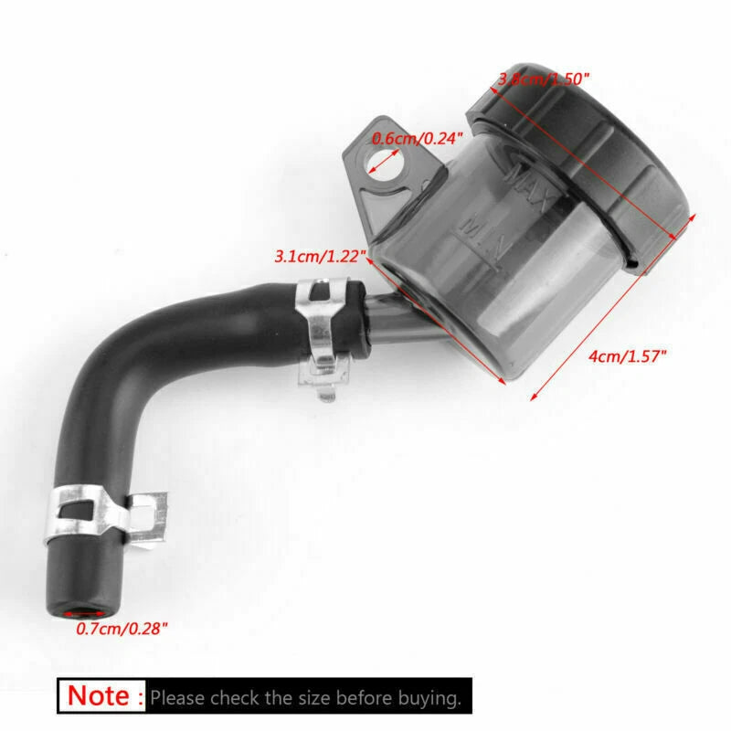 Rear Brake Clutch Master Cylinder Fluid Reservoir Cap for Universal Moto