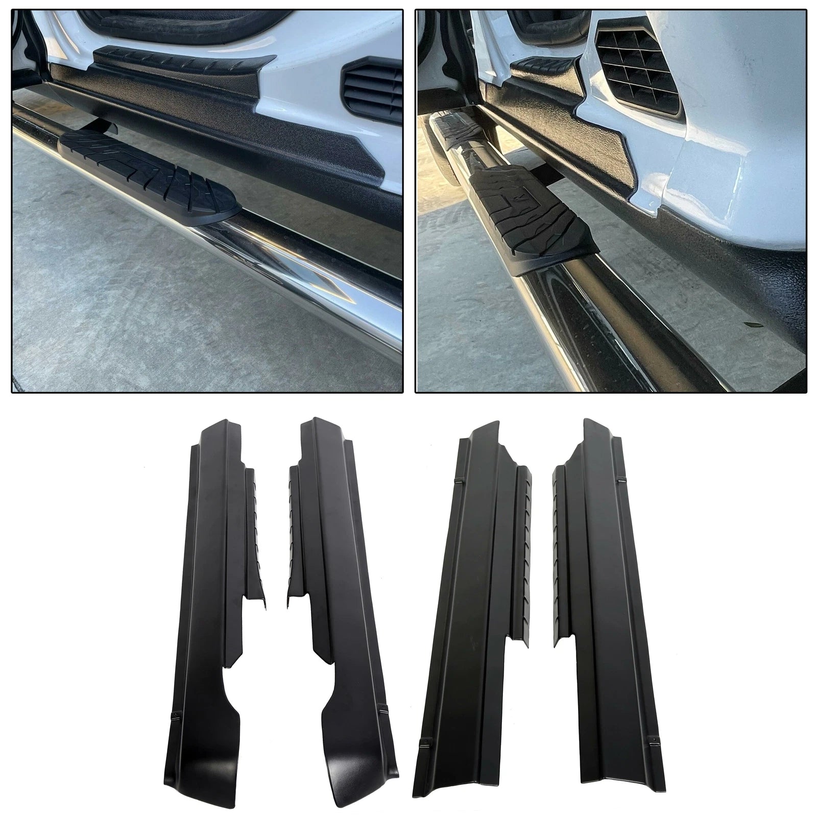 Rocker Panel Protector Guard Cover Trim for Dodge Ram Crew Cab (2009–2018)