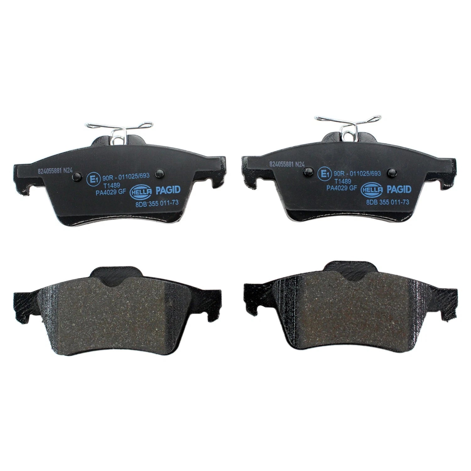 DuraGo Rear Rotors & Low-Met Disc Brake Pads Kit for Ford Transit Connect (2010–2023)