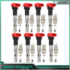 Ignition Coils & Spark Plugs for Audi A6 Quattro A8 Quattro Allroad 4.2L (2000–2009)