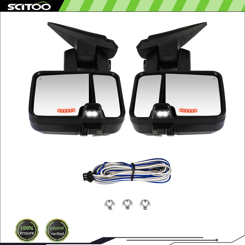 Power Heated Mirror with Arrow Signal for Chevy Silverado GMC Sierra (2007–2013)