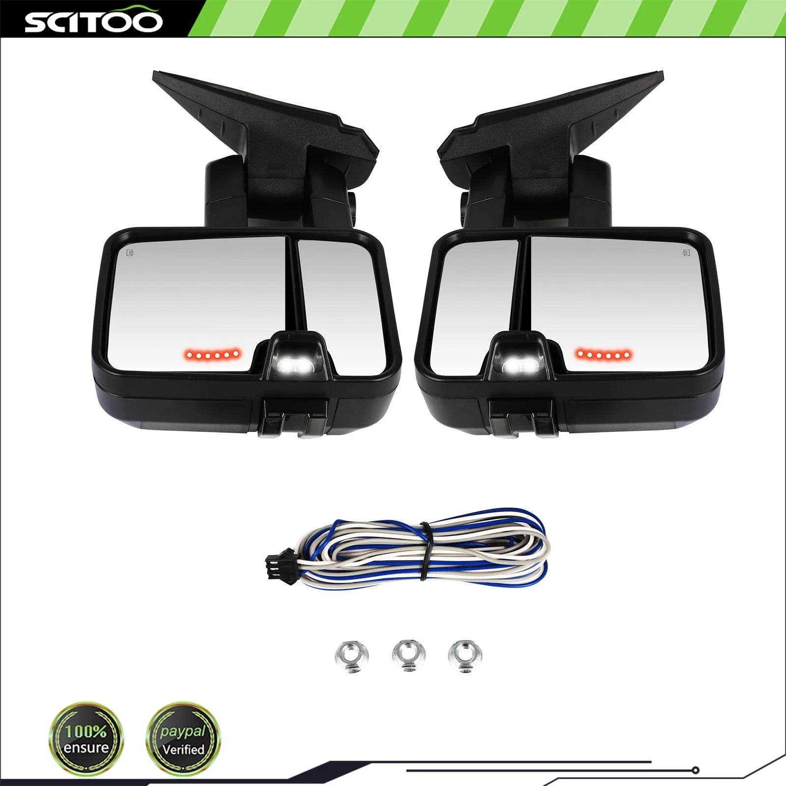 Power Heated Mirror with Arrow Signal for Chevy Silverado GMC Sierra (2007–2013)