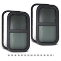 2 Pack 12" x 22" Vertical Window for RV/Camper/Cargo/Food Truck