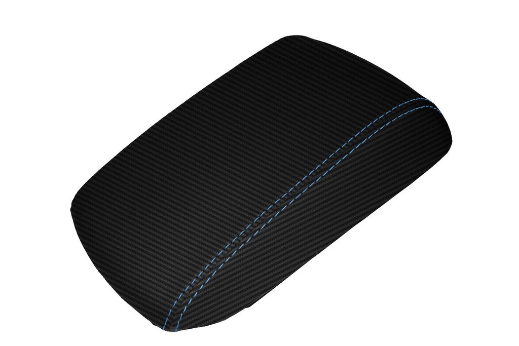 Carbon Fiber Console Lid Armrest Cover for Mazda 3 (2003–2008)